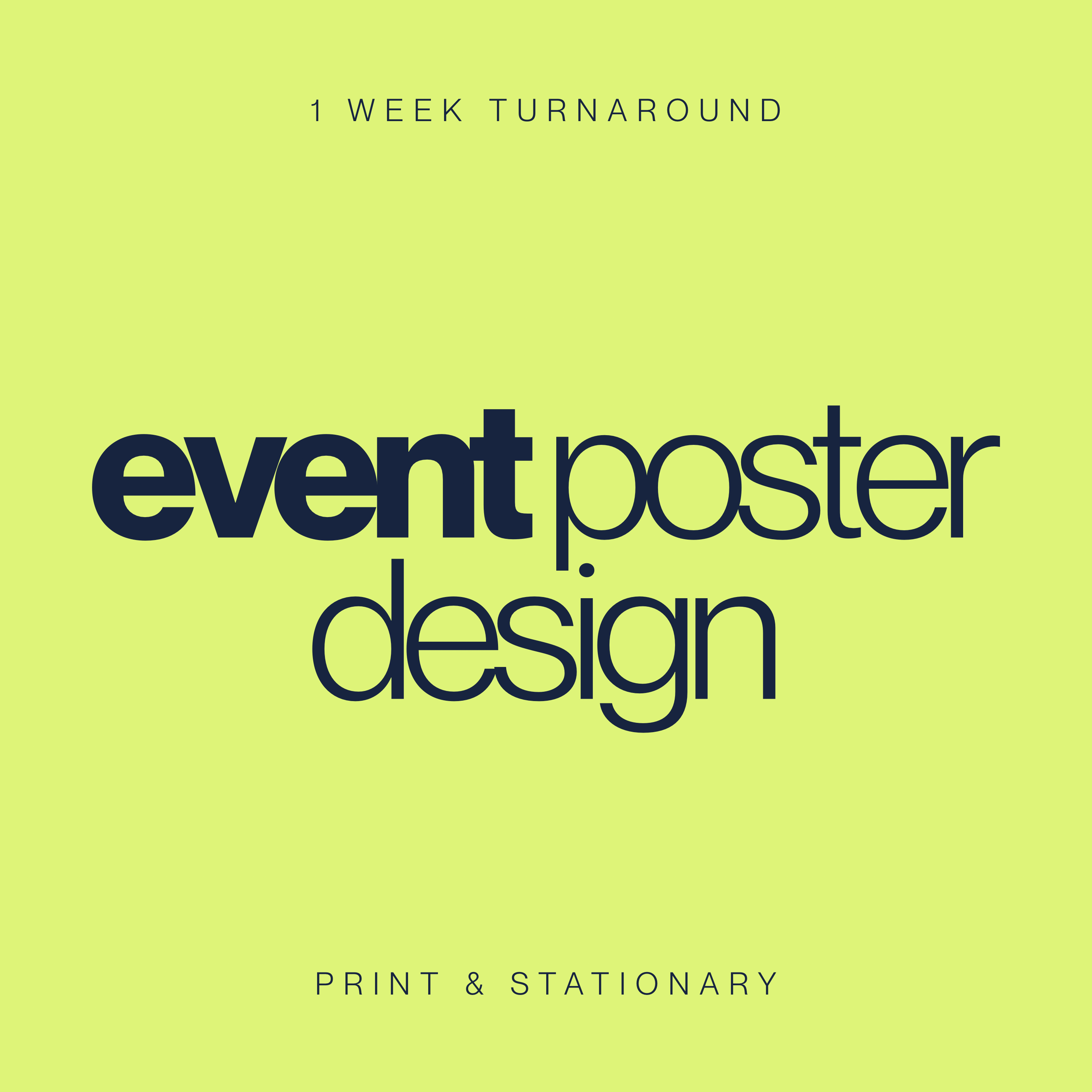 Event Poster Design