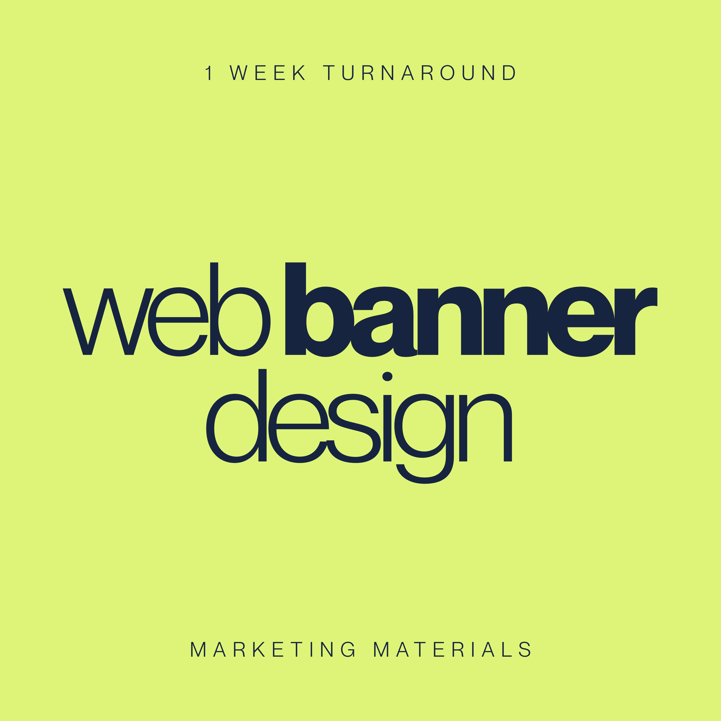 Web Banner Design