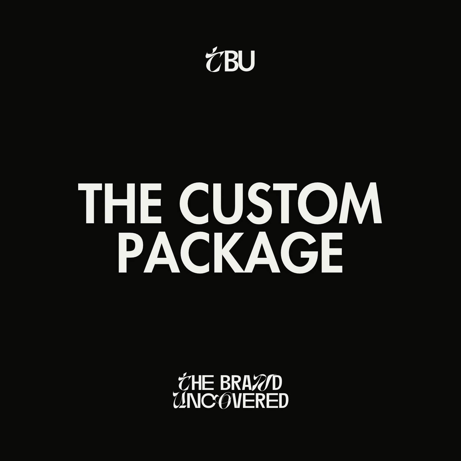 The Custom Branding Package