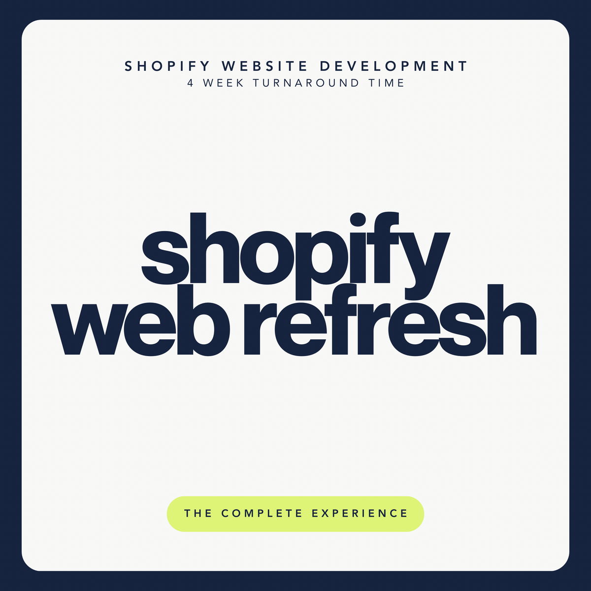 Shopify Website Refresh