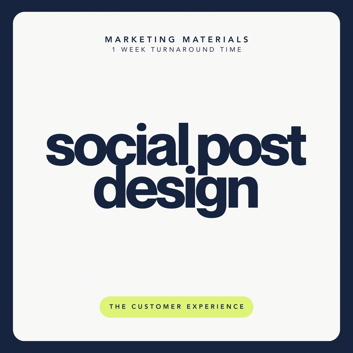 Social Media Post Design